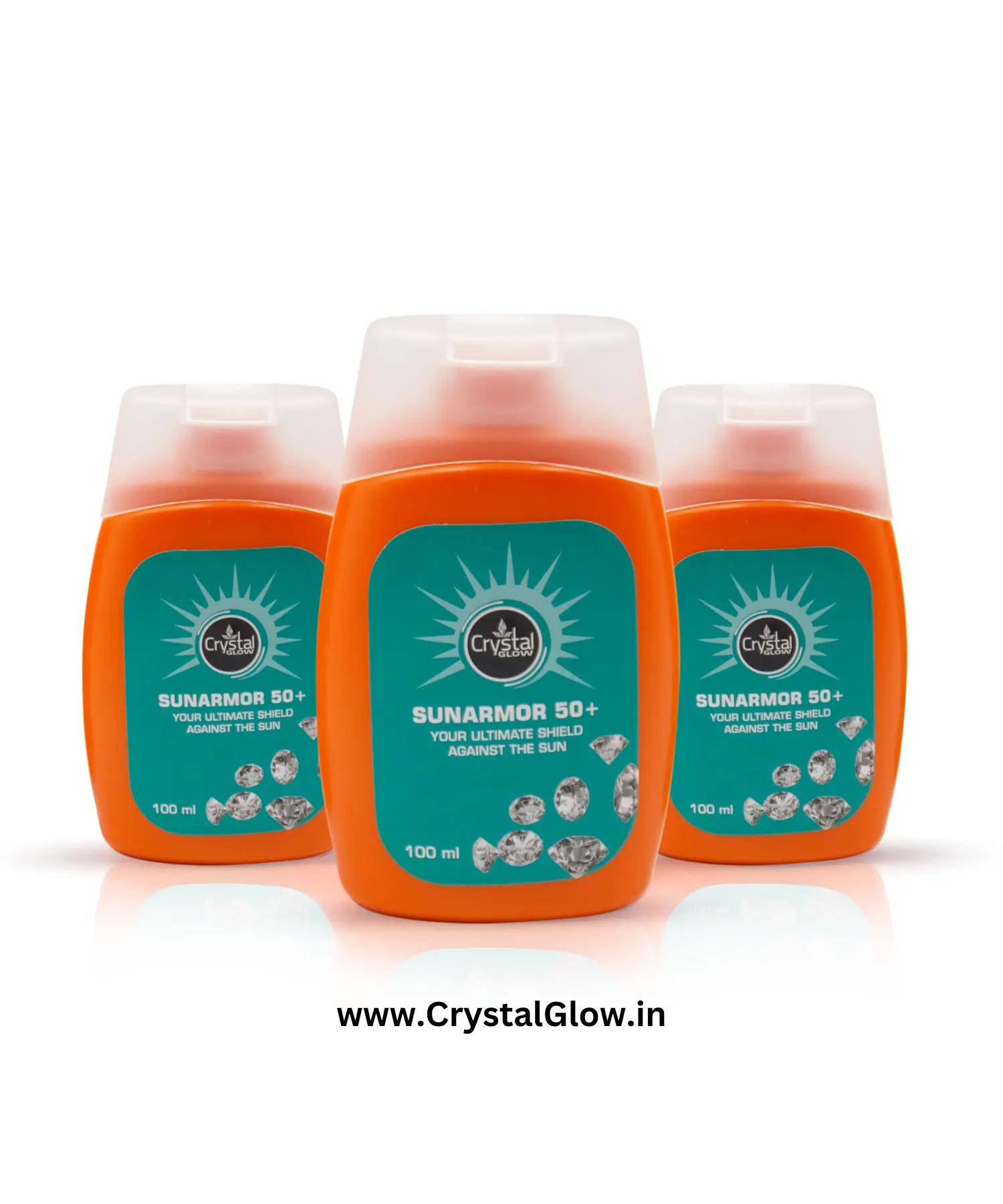 Crystal Glow Sunscreen SUNARMOR SPF 50