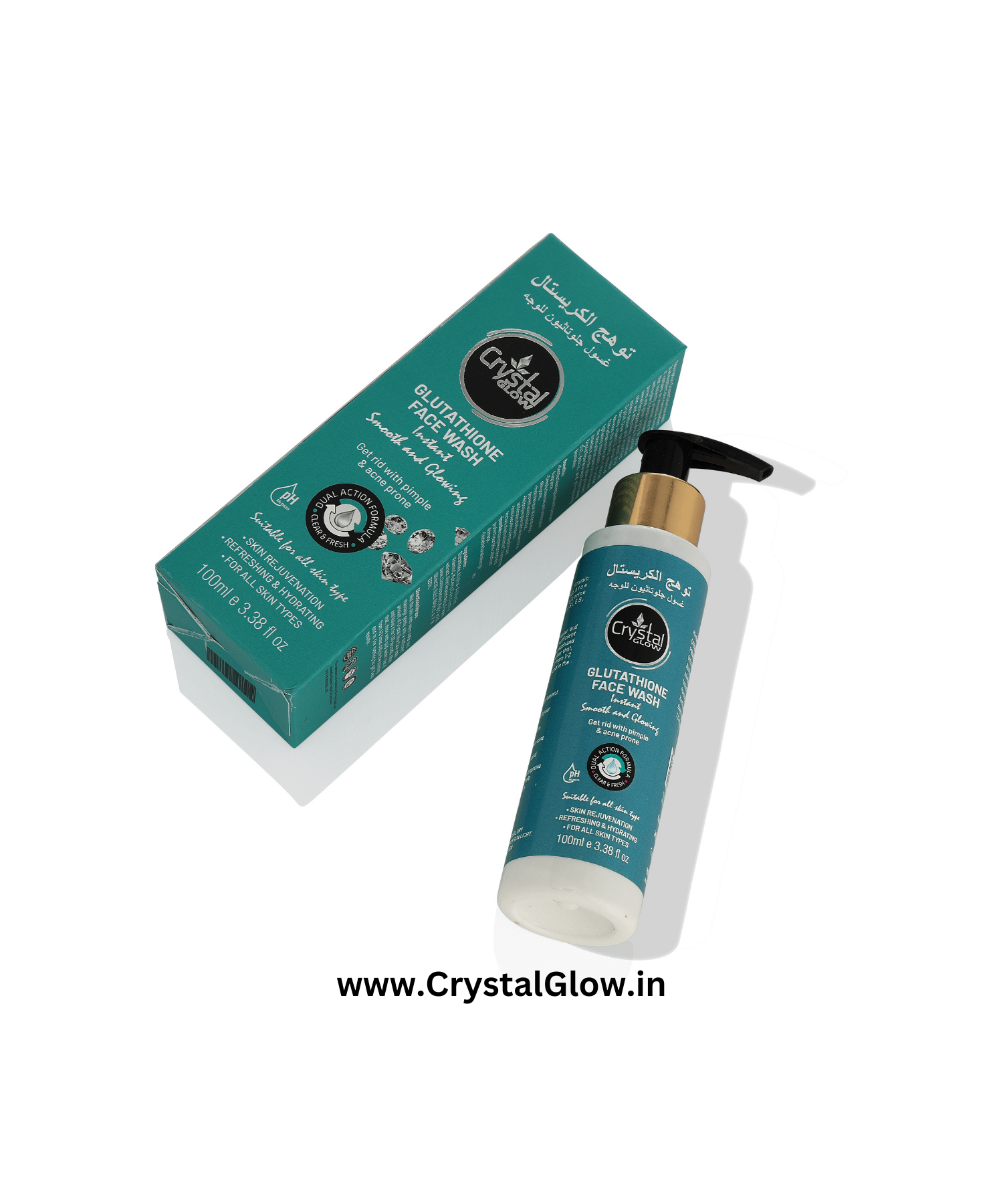 Crystal Glow Brightening Face Wash 100ml