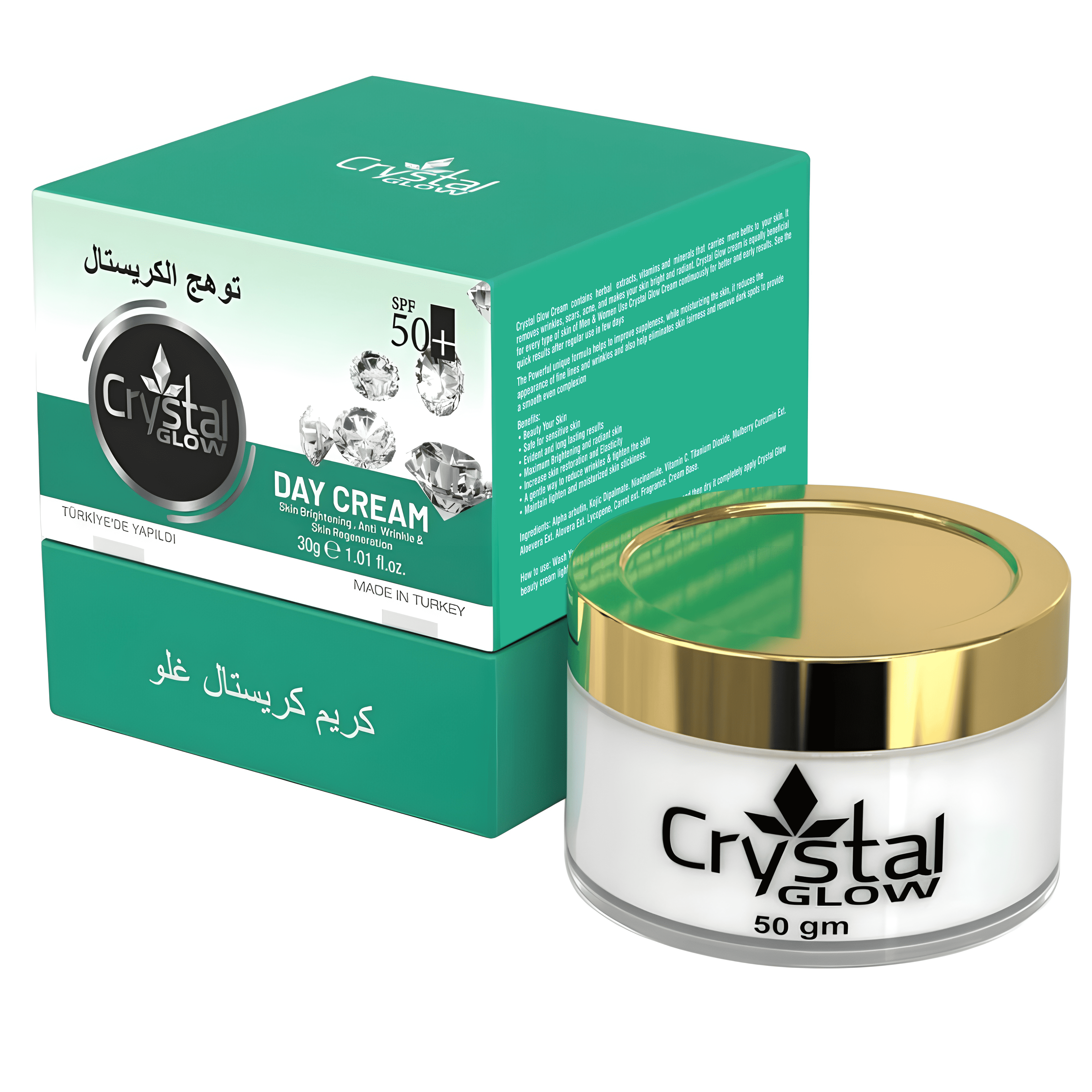 Crystal Glow Day Cream SPF 50